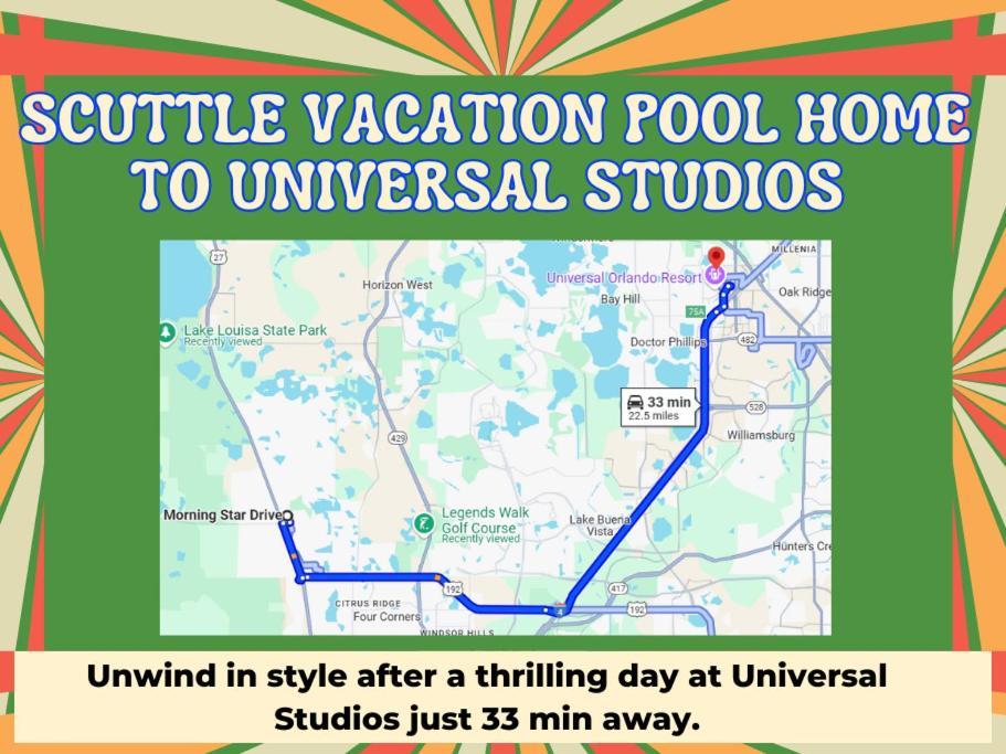 Scuttle Vacation Pool Home Wspa Орландо Екстериор снимка