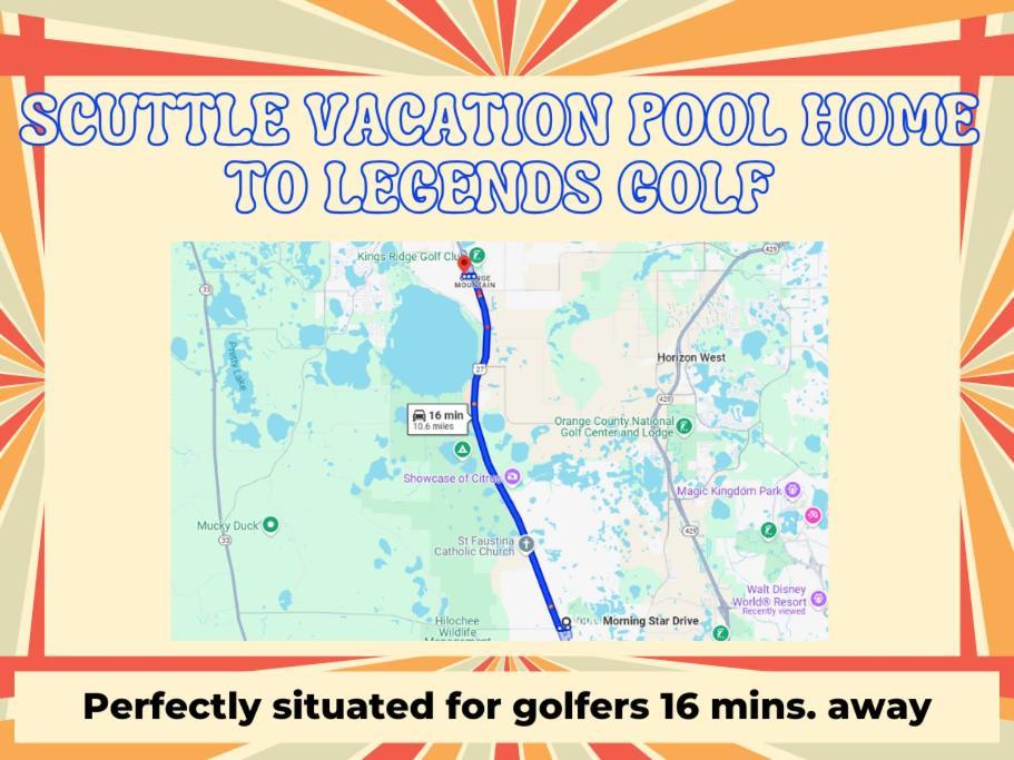 Scuttle Vacation Pool Home Wspa Орландо Екстериор снимка